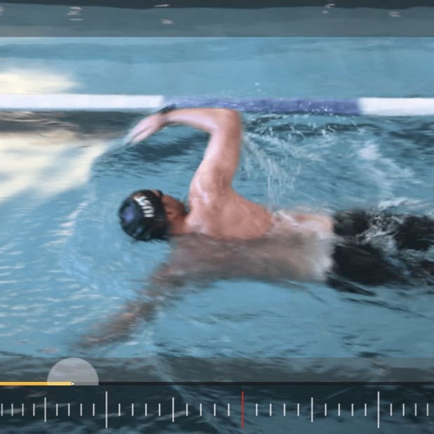 Endurance athlete in motion